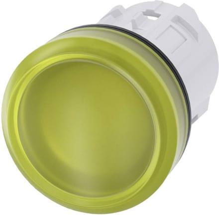 Siemens 3SU1001-6AA30-0AA0 Verlichte melder Plat Geel 1 stuk(s)