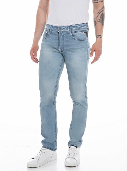 Replay Grover Pants Jeans Heren - Broek - Blauw - Maat 30/32