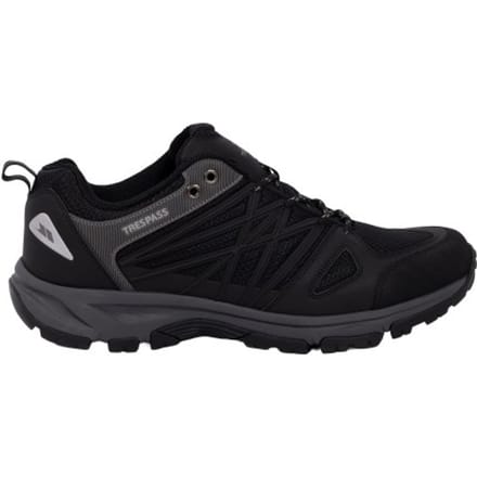 Trespass Heren Fisk Trainers (Zwart, Zwart)