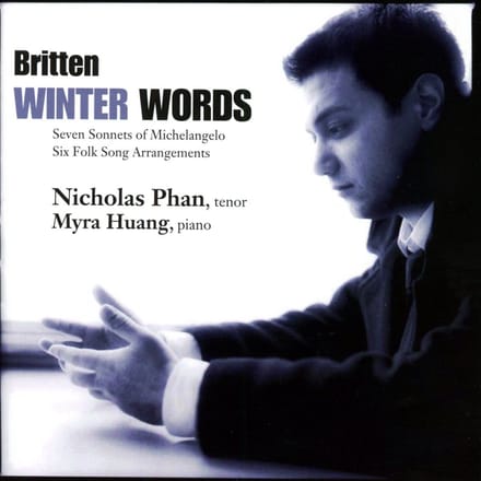 Nicholaus Phan & Myra Huang - Britten: Winter Words (CD)