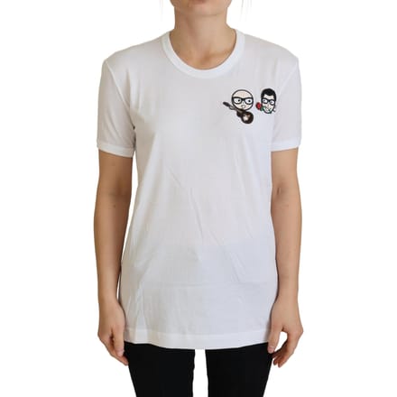 Dolce Gabbana Geborduurde T-shirt