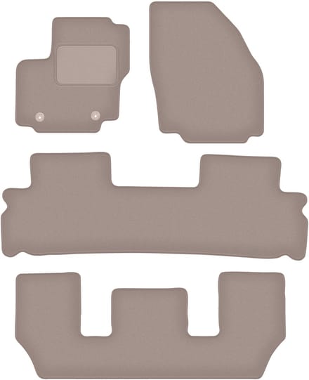 Beige veloursmatten voor: Ford Galaxy MK2 7-zits (2006-2011)