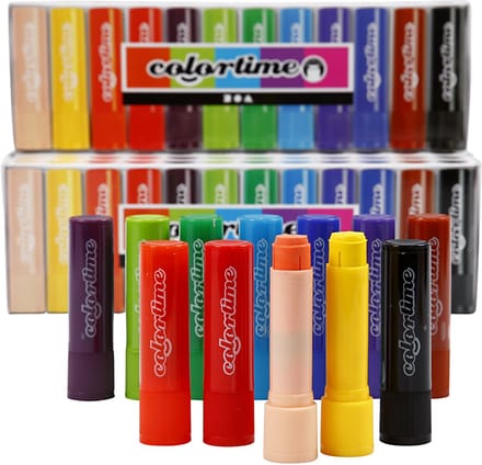 Soft Color Stick,  6,5 gr, l: 8 cm, 120stuks