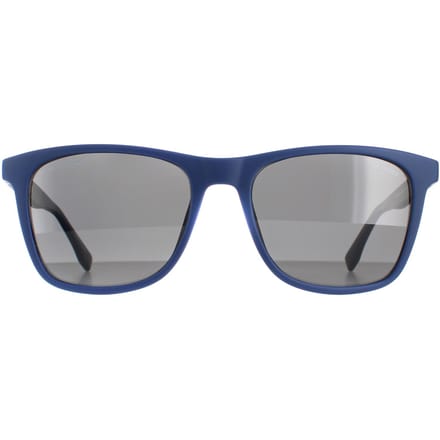 Lacoste zonnebril L860SP 424 Matblauw grijs gepolariseerd