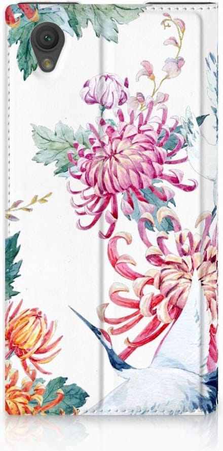 Sony Xperia L1 Hoesje maken Bird Flowers