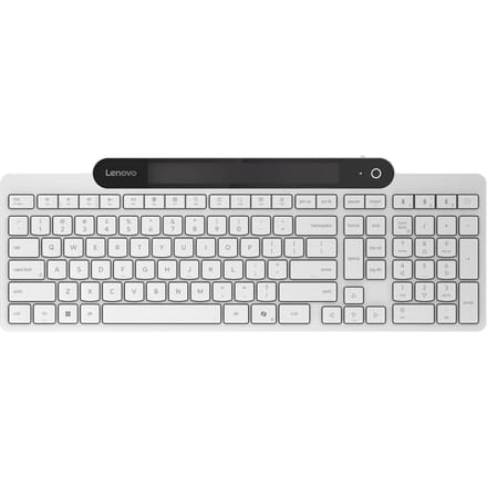 Lenovo 800 Zelfopladend Bluetooth-toetsenbord (wit) - QWERTY (VS Internationaal)