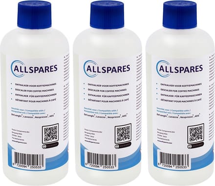 3x AEG - Electrolux - Zanussi M3BICD200 Vloeibare Ontkalker (500ml) van AllSpares