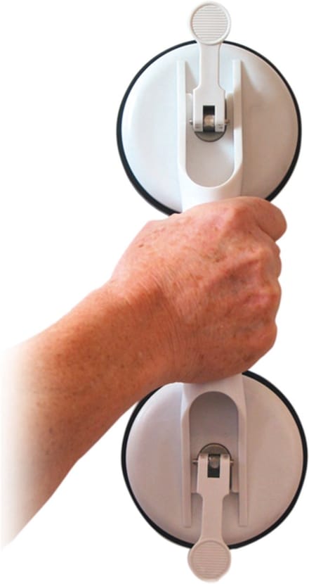 Drive Handgreep Solido met zuignappen - 32,5 cm - Geen schroeven - Binnen 5 sec monteren - Best getest