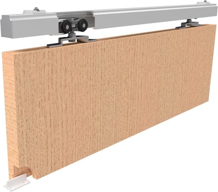 Husky Pro schuifdeurbeslag - HP120/30A set - 3000 mm - 120 kg