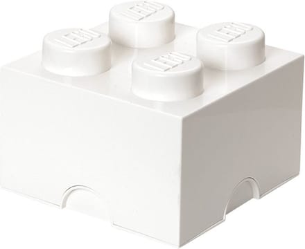 LEGO STORAGE BRICK 4 - WHITE
