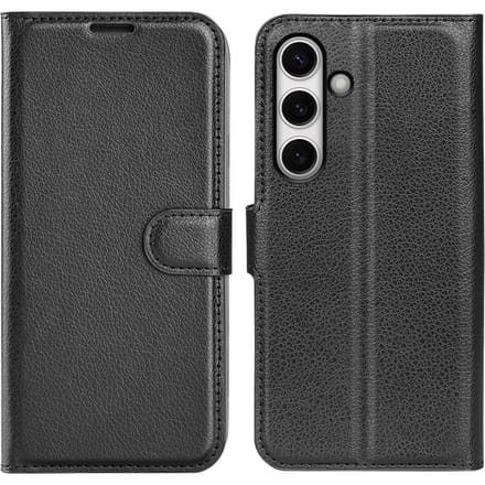 Mocaa Samsung Galaxy S24 FE Slim-Fit Book Case Zwart