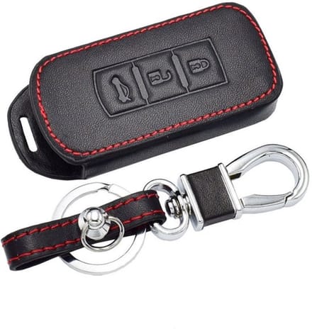Dailygoody - Lederen Autosleutelhoes - Sleutelhanger voor Auto