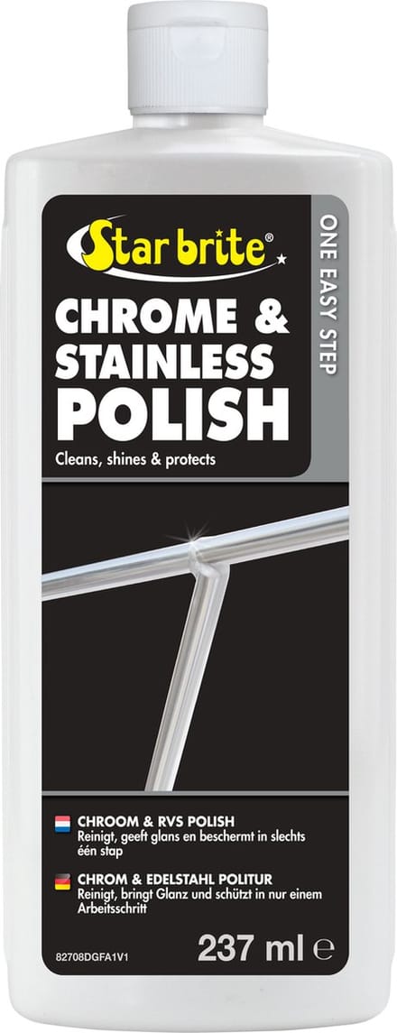 Star brite Chroom & RVS Polish - reiniger voor metaal - 250 ml