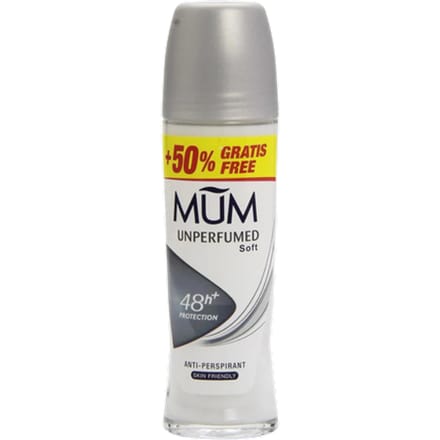 Mum Unperfumed 48H Anti-Perspirant Deodorant Roll-On – 75 ml
