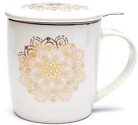 Theemok set Mandala - Met deksel en zeef