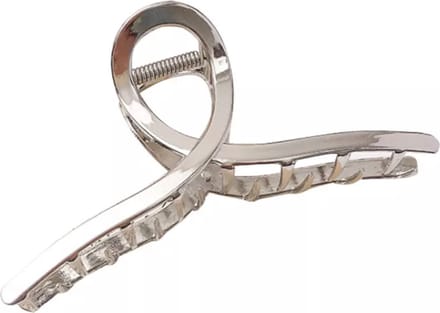 Emilie collection - haarklem - zilver - geometrisch twist - metaal
