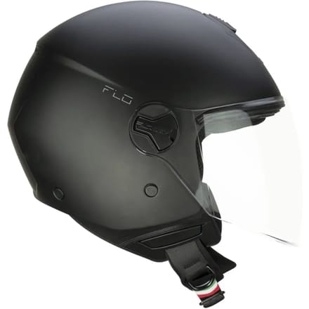 Motorhelm met halve straal, lang vizier CGM 167A Flo Mono