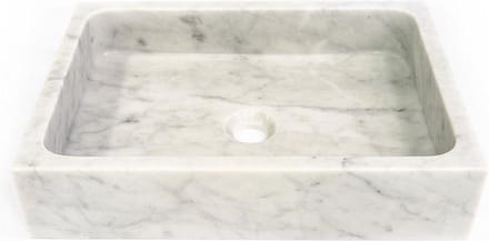 Saniclass Noche Waskom – 50x36x11 – Marmer - Wit