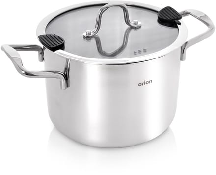 Kookpan Edelstaal met Deksel 20 cm, 4,6 l - Kookpot - Soeppan