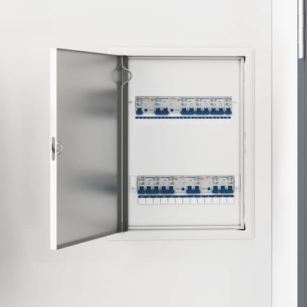 vidaXL - Access - Panel - Wit - 43 - x - 33 - x - 3 - cm - Staal