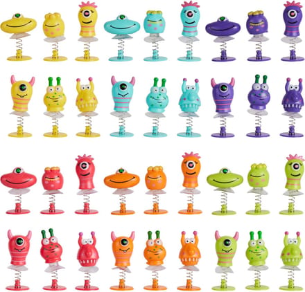 The Twiddlers – 36 Spring Monsters Pop-Up Speelgoed – Voor Kinderfeestjes & Goodiebags