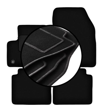 Complete set veloursmatten voor: Citroen e-C4 hatchback (2021-)