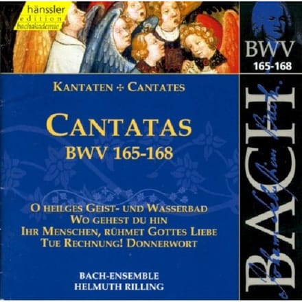 Bach-Ensemble, Helmuth Rilling - J.S. Bach: Cantatas Bwv 165-168 (CD) (Remastered)