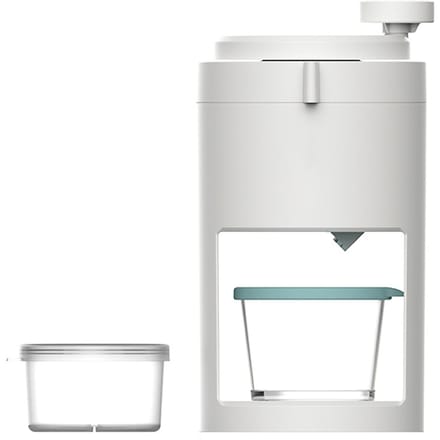 Handmatige IJsschaafmachine IJsschaafmachine Sneeuwkegelmachine Thuis Kleine Handmatige IJs Crusher white