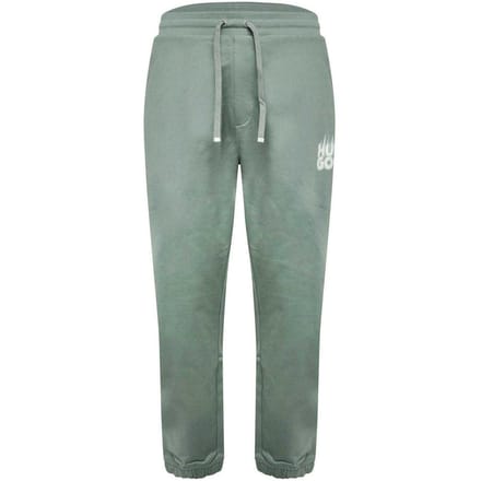 Hugo Mann Dilbero Smoke Logo Tapered Sportbroek (Groen)