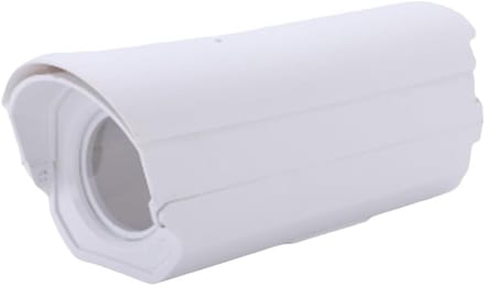 CCTV Behuizing - Camera Shell - Buiten Beveiliging - Robuuste Constructie - 12x10x30.5 cm - Wit
