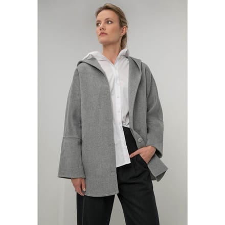 Josephine & Co Helena Coat Steel Grey Melange Größe: 38 | Leichte Jacken Outlet | Damen | Grau