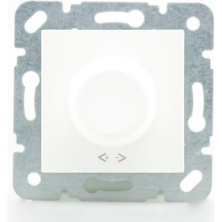 Dimmer 600W wit - (Mecha+sleutel) Karre Novella-assortiment wit