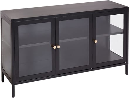 NEWPORT - Sideboard - Zwart - Staal