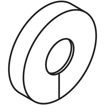 HEWI rosette cap divided for rod systems with Ø 3.3 cm 10862 99
