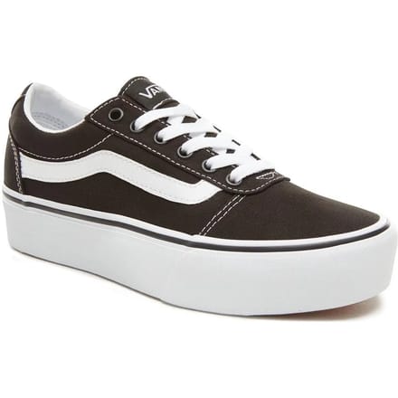 VANS WM Ward Platform (Canvas) Black - White - Sneakers - Unisex