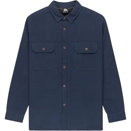 Quiksilver Husson Overhemd Met Lange Mouwen Blauw S Man