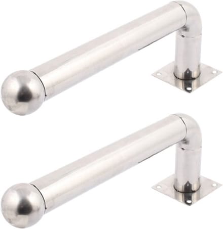 WL4 AIR-LF30L montage L-paal set 30cm van RVS voor AIR-B60-2 detector set