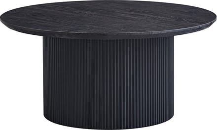 Interiax Salontafel 'Rayan' 80 cm Rond Decor Donkerbruin