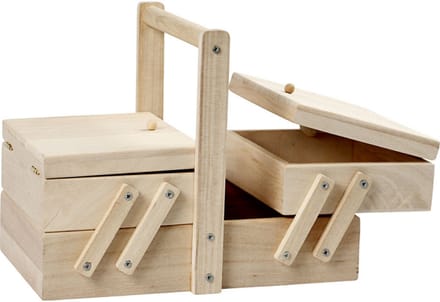 Creativ Company Houten Naaidoos Klein 24x16,3x19 cm