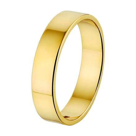 14K Geelgoud Ring A415 - 5 Mm Zonder Steen 4019211