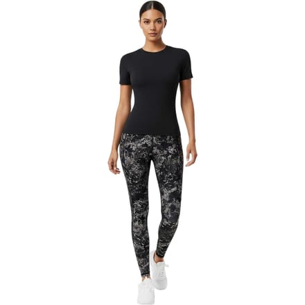 USA Pro Polyamide T-shirt voor dames (Zwart)