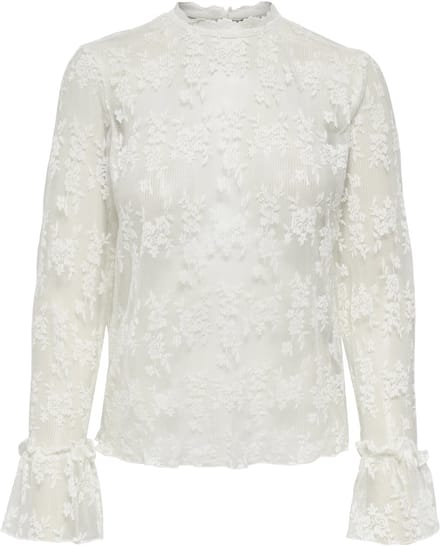 ONLY - ONLCRISMA L/S O-NECK TOP WVN Dames Blouse