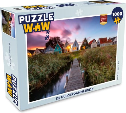 Puzzel De Durgerdammerdijk - Legpuzzel - Puzzel 1000 stukjes volwassenen