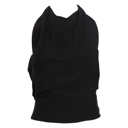 Balenciaga mouwloze top met hoge hals - jaren 2010
