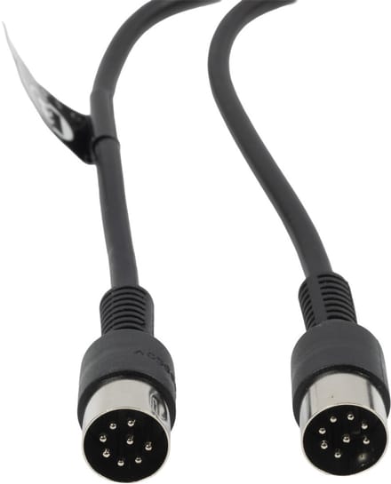 BOSSCOM premium DIN 8-pins / Powerlink PL8 kabel voor B&O | zwart | 0,30 meter