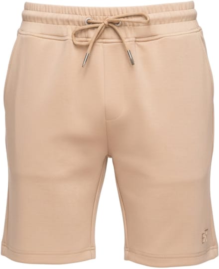 OMBRE Korte Broek - Regular Fit - Viscose - Effen Beige S