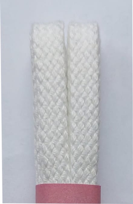 Strickers Veter - Wit - Plat - Lengte 90 cm - Breedte 7 mm - Schoenveter