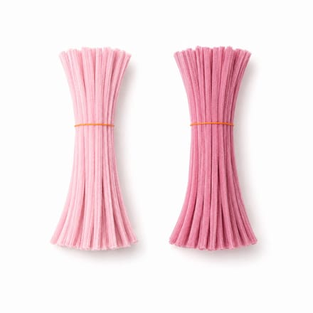 Pijpenragers Chenilledraad - 100 Stuks - Roze Mix - 30 cm - Kasey