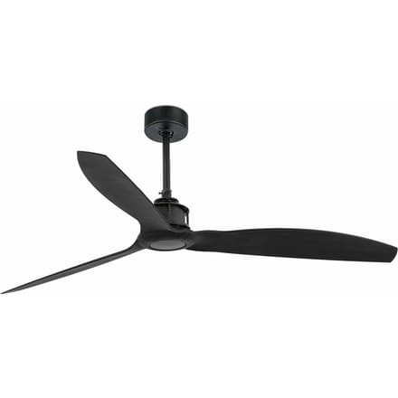 FARO BARCELONA Plafondventilator Just Fan M, mat zwart