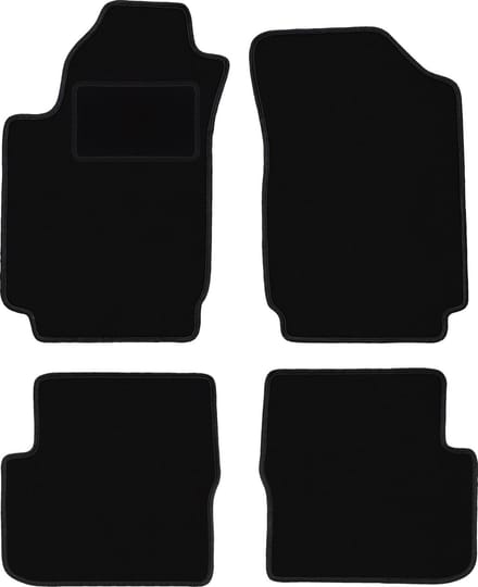Zwarte velours vloermatten voor: Dodge Dart sedan (2012-2016)